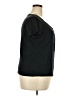 Mix & CO Black Short Sleeve Top Size 2X - photo 4