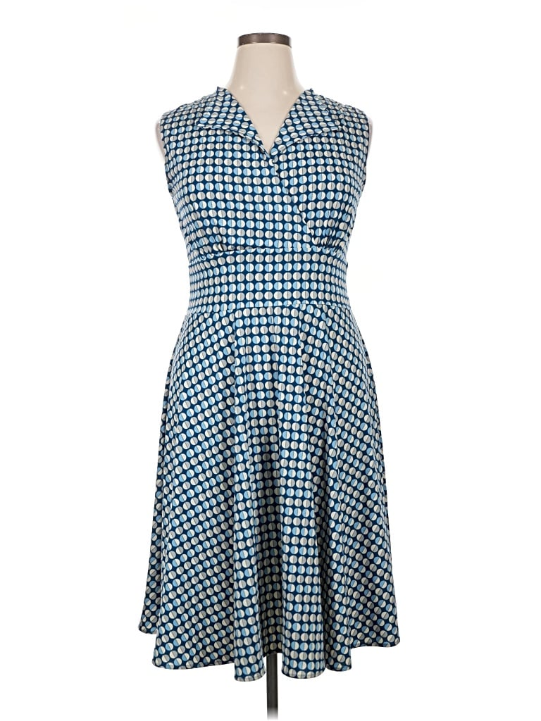 Pre-owned Karina Casual Dress In Blue