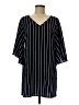Assorted Brands Stripes Black Casual Dress Size M (estimated) - photo 1