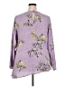 Ophelia Roe 100% Polyester Purple Long Sleeve Blouse Size 2X - photo 2