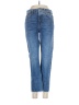 Topshop Hearts Blue Jeans Size 28 waist - photo 1
