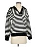 Berkley Jensen Stripes Black Pullover Sweater Size S - photo 1