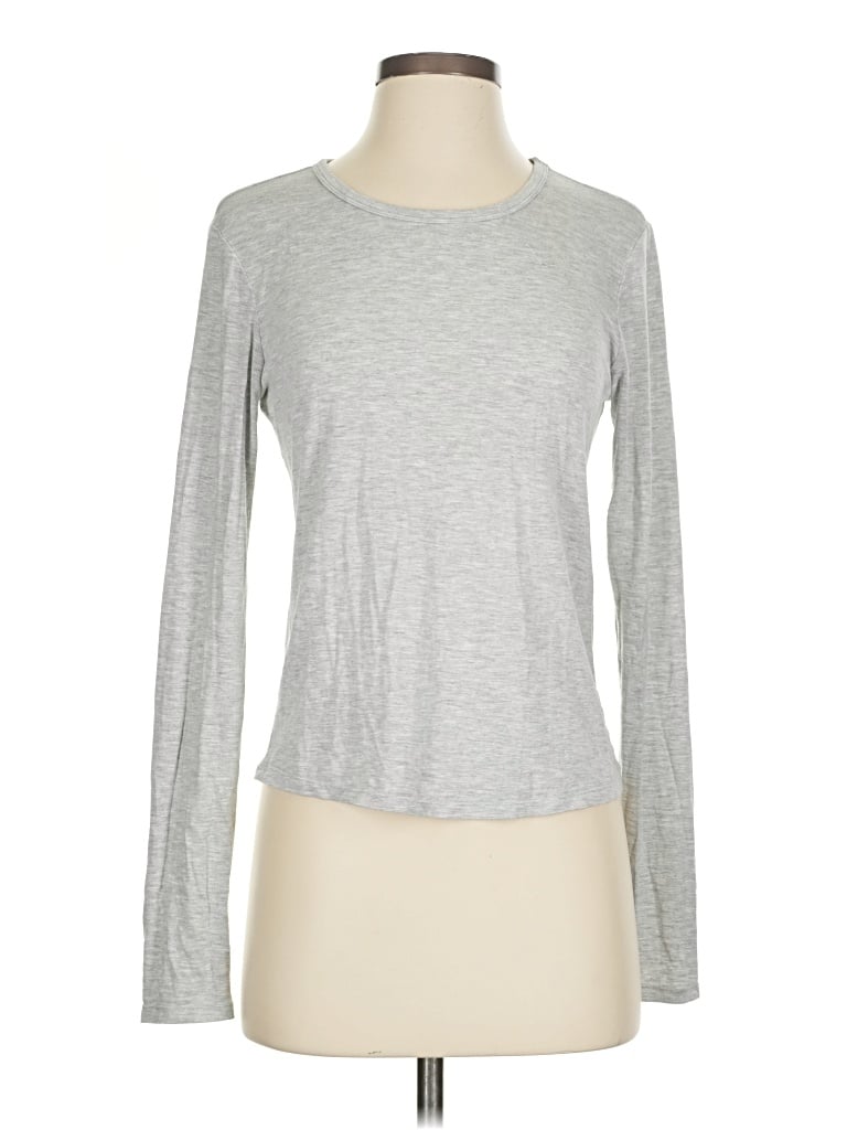 Pre-owned Sincerely Jules Long Sleeve T-shirt In Silver