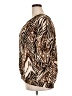Worthington Animal Print Brown 3/4 Sleeve Blouse Size 2X - photo 5