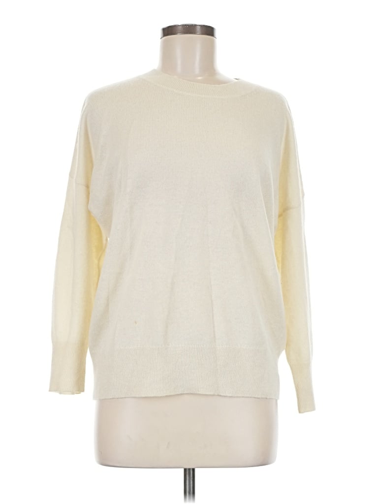 Click to view more detailed imagery on our partner's website Pre-owned Equipment Wool Pullover Sweater In White