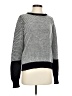 Si-iae Color Block Gray Pullover Sweater Size S - photo 1