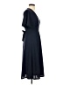 Three Dots Solid Blue Casual Dress Size XXS (petite) - photo 4