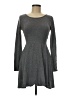 Forever 21 Solid Gray Casual Dress Size M - photo 1