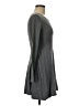 Forever 21 Solid Gray Casual Dress Size M - photo 4