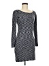 Tart Chevron-herringbone Gray Casual Dress Size M - photo 1