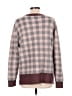 Susina Checkered-gingham Burgundy Pullover Sweater Size L - photo 2