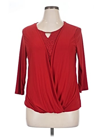 Emma & Olivia 3/4 Sleeve Blouse (view 1)