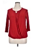 Emma & Olivia Red 3/4 Sleeve Blouse Size XL - photo 1