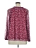 Terra & Sky Burgundy Long Sleeve Blouse Size 1X - photo 2