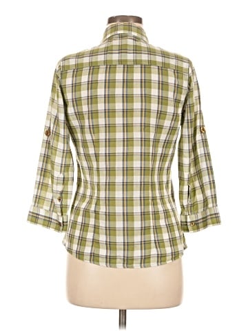 Passport 3/4 Sleeve Button-Down Shirt (view 2)