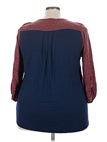 B Collection by Bobeau 3/4 Sleeve Blouse (view 2)
