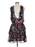 Slate & Willow 100% Polyester Paisley Blue Black Cocktail Dress Size M - photo 2