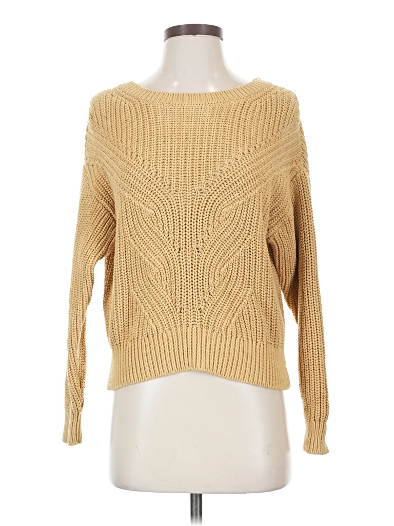 Pre-owned Assorted Brands Pullover Sweater In Yellow