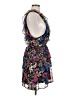 Slate & Willow 100% Polyester Paisley Blue Black Cocktail Dress Size M - photo 4