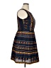 Lavand. 100% Polyester Print Blue Casual Dress Size XL - photo 4