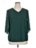 Unbranded Teal 3/4 Sleeve Blouse Size 0X - photo 1