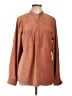 Roolee Brown Long Sleeve Blouse Size L - photo 1