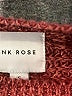 Pink Rose 100% Acrylic Tweed Burgundy Pullover Sweater Size S - photo 7