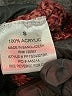 Pink Rose 100% Acrylic Tweed Burgundy Pullover Sweater Size S - photo 8