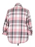 Unbranded 100% Polyester Plaid Pink 3/4 Sleeve Blouse Size 5X - photo 2
