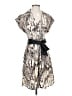Nanette Lepore Print Gray Cocktail Dress Size 2 - photo 1