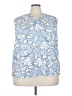 Assorted Brands 100% Polyester Blue Sleeveless Blouse Size 3X - photo 1
