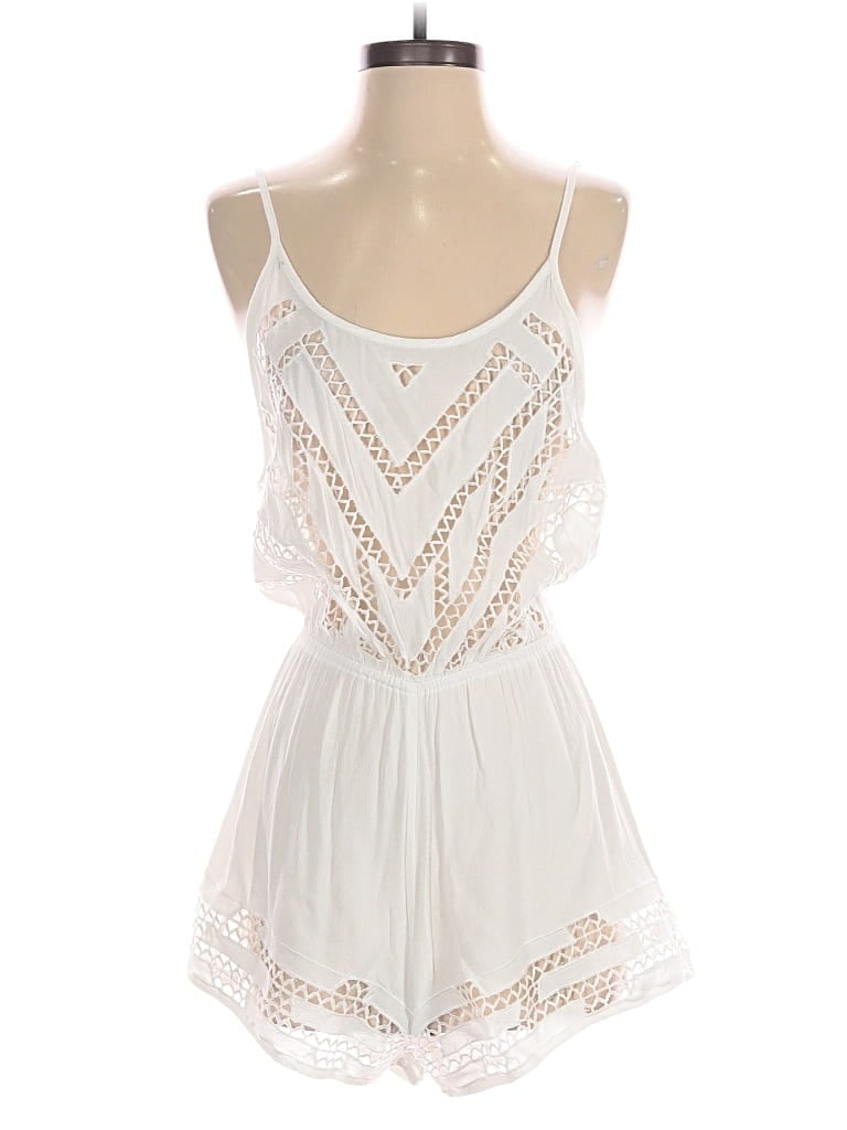 Pre-owned Millau Romper In White