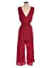 Sienna Sky Hearts Red Jumpsuit Size S - photo 2
