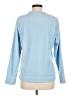 Made for Life 100% Polyester Blue Long Sleeve Top Size M - photo 2