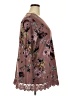 Assorted Brands Burgundy Long Sleeve Blouse Size 2X - photo 4