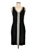 PREMISE Chevron-herringbone Black Cocktail Dress Size M - photo 1