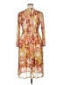 En Focus Studio Print Orange Cocktail Dress Size 14 - photo 2