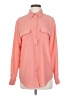 Madison 100% Polyester Solid Pink Long Sleeve Blouse Size S - photo 1