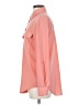 Madison 100% Polyester Solid Pink Long Sleeve Blouse Size S - photo 5