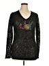 Kavio! Black Long Sleeve Top Size XL - photo 1