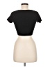 Shein Black Short Sleeve Top Size 8 - 10 - photo 2