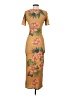ASOS Tropical Orange Cocktail Dress Size 0 - photo 2