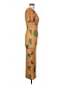 ASOS Tropical Orange Cocktail Dress Size 0 - photo 4