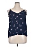 Socialite Blue Sleeveless Blouse Size XL - photo 1