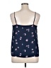 Socialite Blue Sleeveless Blouse Size XL - photo 2