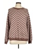Assorted Brands Chevron-herringbone Brown Pullover Sweater Size L - photo 1
