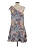 Likely 100% Polyester Paisley Blue Casual Dress Size L - photo 2