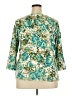 Ruby Rd. Teal 3/4 Sleeve Blouse Size 2X - photo 2