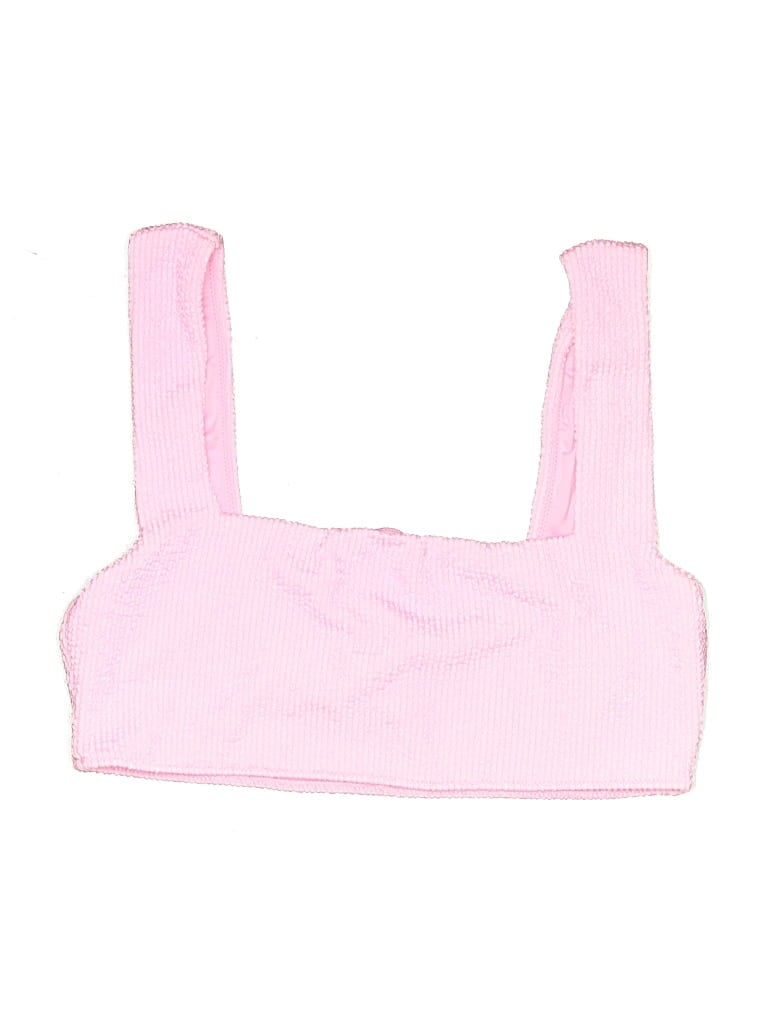Pre-owned Show Me Your Mumu Swimsuit Top Pink Swimwear