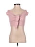 Shein Pink Short Sleeve Top Size XS - photo 1